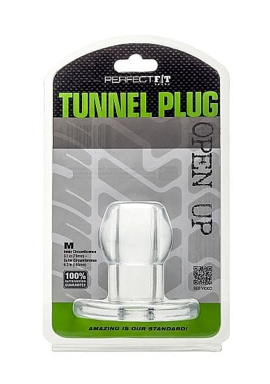 PERFECT FIT BRAND - ASS TUNNEL PLUG SILICONE CLEAR M 2